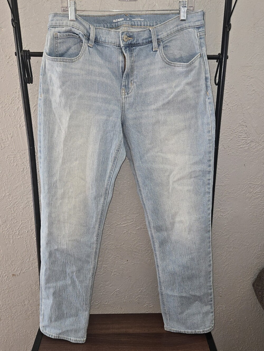Old Navy Light Blue Mid Rise Wow Boyfriend Denim Jeans